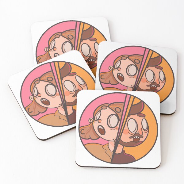 INFOSMILE: THE DUO Coasters (Set of 4)