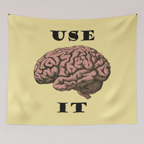 Item preview, Use Your Brain designed and sold by fraktonart.