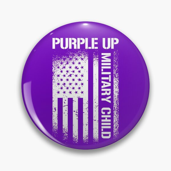 Artikelvorschau, Purple Up Military Child American Flag Military Kids Month Gear entworfen und verkauft von DynamicDesign.