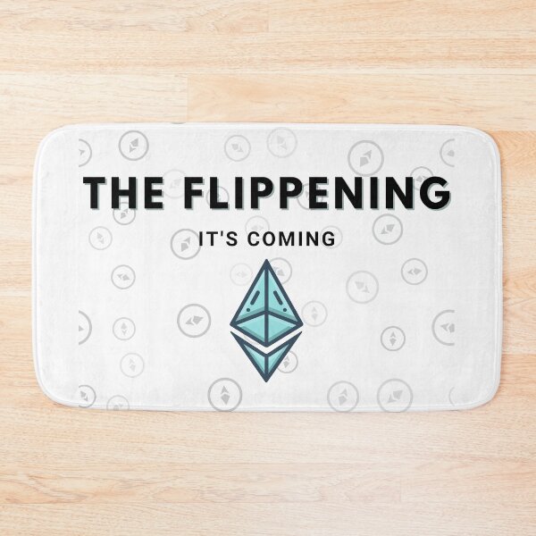 Item preview, The Flippening, its coming - ETH HODL print sticker designed and sold by ThousandAutumns.