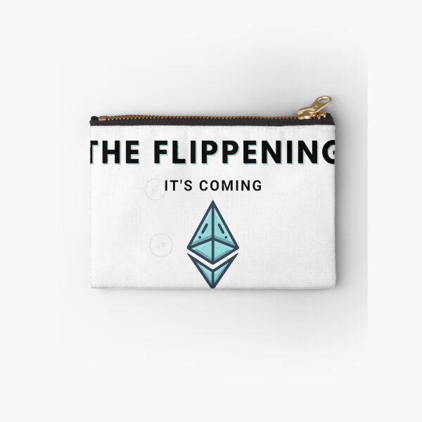 Item preview, The Flippening, its coming - ETH HODL print sticker designed and sold by ThousandAutumns.