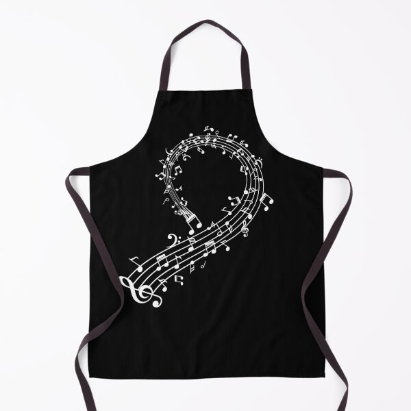 Item preview, Treble Clef And Music Notes On Staff designed and sold by Primroaddesigns.