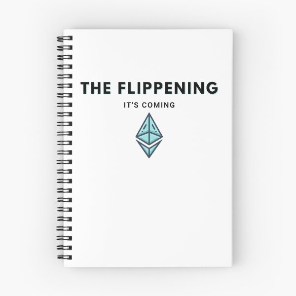 Item preview, The Flippening, its coming - ETH HODL print sticker (plain) designed and sold by ThousandAutumns.