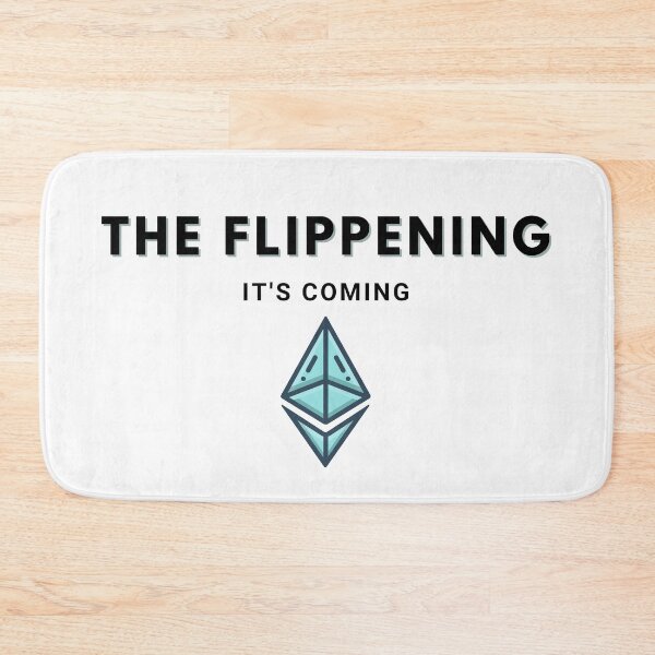 Item preview, The Flippening, its coming - ETH HODL print sticker (plain) designed and sold by ThousandAutumns.