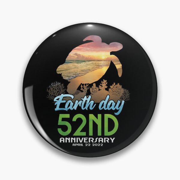 Item preview, Earth Day 52nd Anniversary Turtle April 22 2022 Earth Day Gear designed and sold by DynamicDesign.