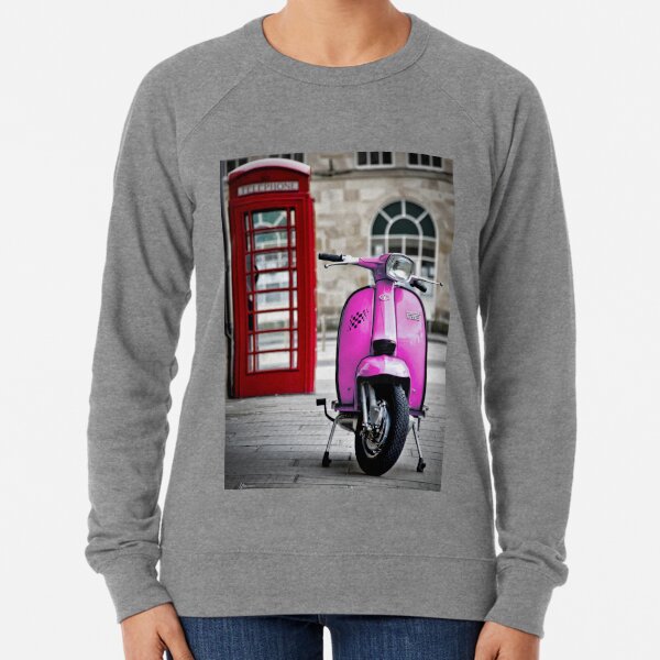 Sweat Shirt Hoodie Vespa Man Youngtimer Vintage Moped Scooter Sweater
