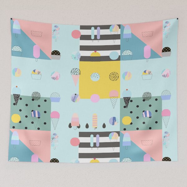 Item preview, Ice Cream Patterns designed and sold by ElenaDanilo.