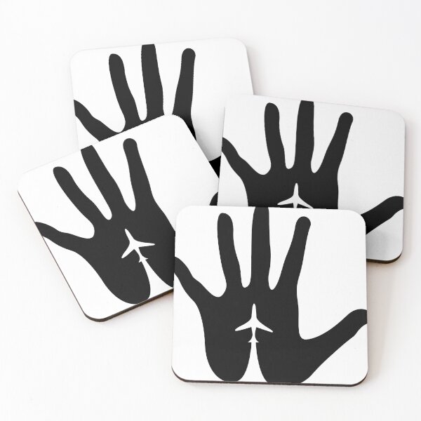 Item preview, Minimalist hand with airplane designed and sold by avionbubble.
