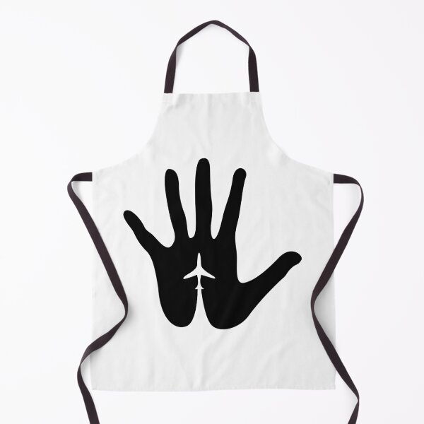 Item preview, Minimalist hand with airplane designed and sold by avionbubble.