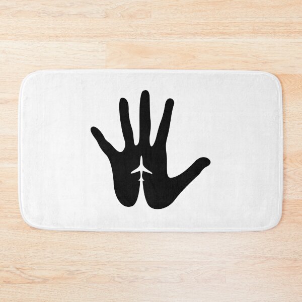 Item preview, Minimalist hand with airplane designed and sold by avionbubble.