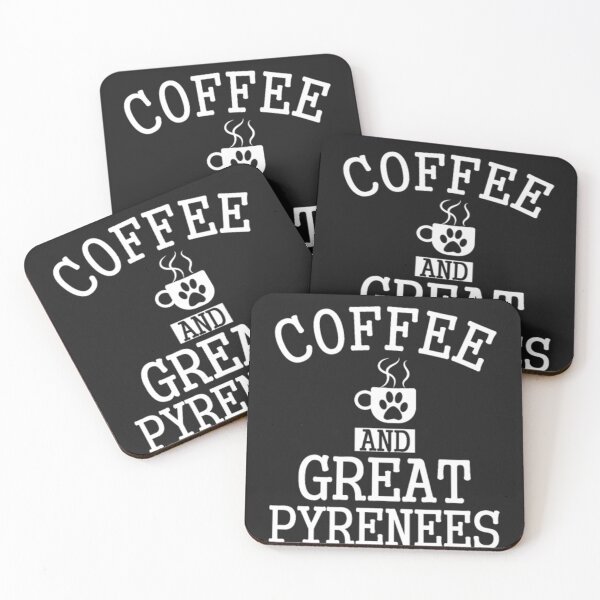 Item preview, Great Pyrenees Dog Loves Coffee T-Shirt  designed and sold by StarcyWol.