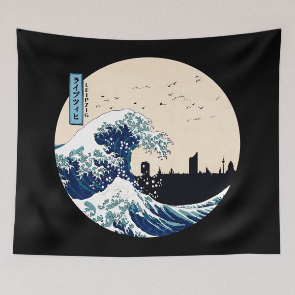 Item preview, Leipzig Kanagawa Wave Retro designed and sold by DFerraz.
