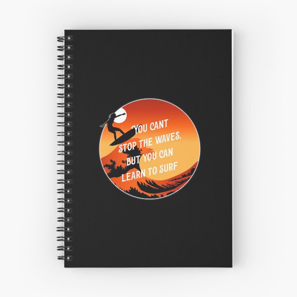 Item preview, You cant stop the waves, but you can learn to surf design for surfers designed and sold by anins-azuree.