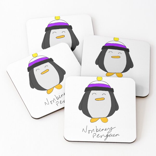 Item preview, Proud Penguins - Nonbinary Penguin designed and sold by Booky-Scififan.