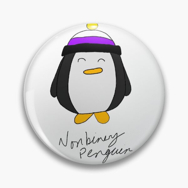 Item preview, Proud Penguins - Nonbinary Penguin designed and sold by Booky-Scififan.