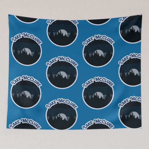 Item preview, Lake McClure Camping Hiking and Backpacking through National Parks, Lakes, Campfires and Outdoors of California designed and sold by AbsurdStore.