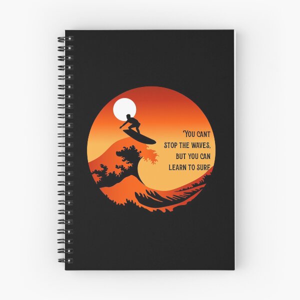 Item preview, You cant stop the waves, but you can learn to surf design for surfers designed and sold by anins-azuree.