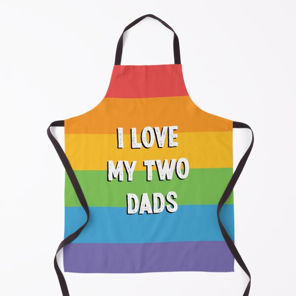 Item preview, I love my two dads - Gay dads - LGBT quote - Father's day gift designed and sold by RainbowCraft.