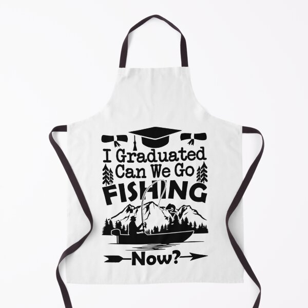 Item preview, I Graduated Can We Go Fishing Now | School Classes Are Over designed and sold by GravitiTees.