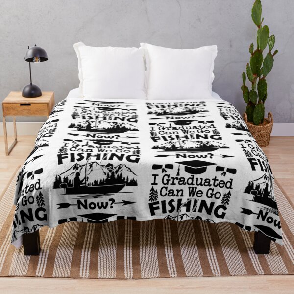 Item preview, I Graduated Can We Go Fishing Now | School Classes Are Over designed and sold by GravitiTees.