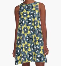 Eyes Everywhere A-Line Dress