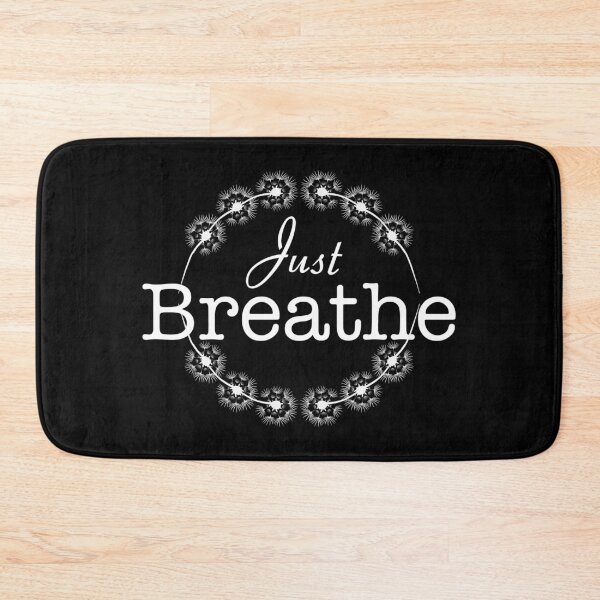 Item preview, Just Breathe, Positive Quote, Positive Vibes, Encouraging, Good Vibes designed and sold by sweetlady635.
