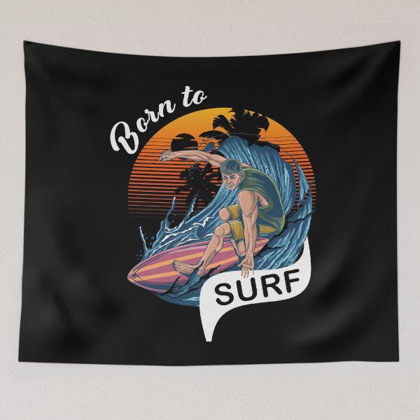 Item preview, Born to Surfing designed and sold by DELMEO.