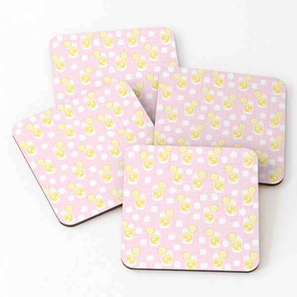 Item preview, Cute Lemonade Drinks on Pink Background designed and sold by kapotka.