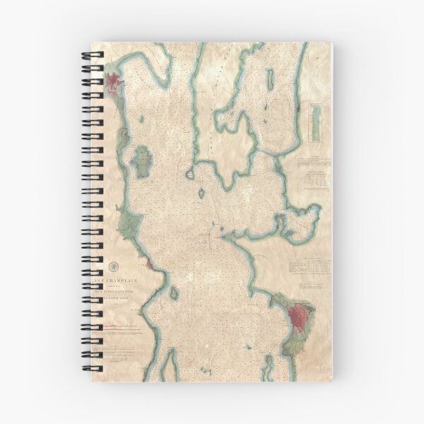 Item preview, Vintage Map of Lake Champlain (1874) designed and sold by BravuraMedia.
