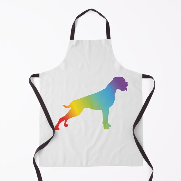 Item preview, German Boxer Dog Silhouette Rainbow designed and sold by Doggenhaus.