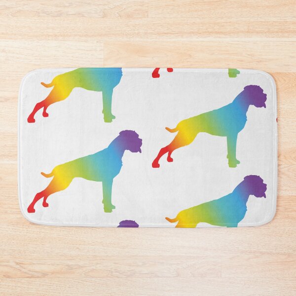 Item preview, German Boxer Dog Silhouette Rainbow designed and sold by Doggenhaus.