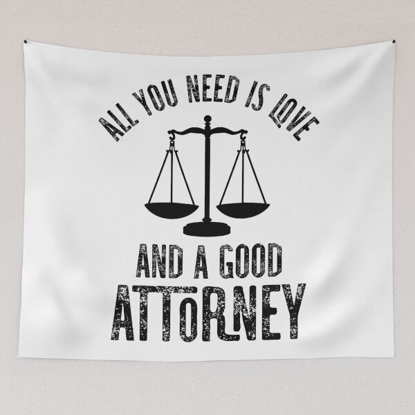 Item preview, All You Need is Love and A Good Attorney designed and sold by TeesYouWant.