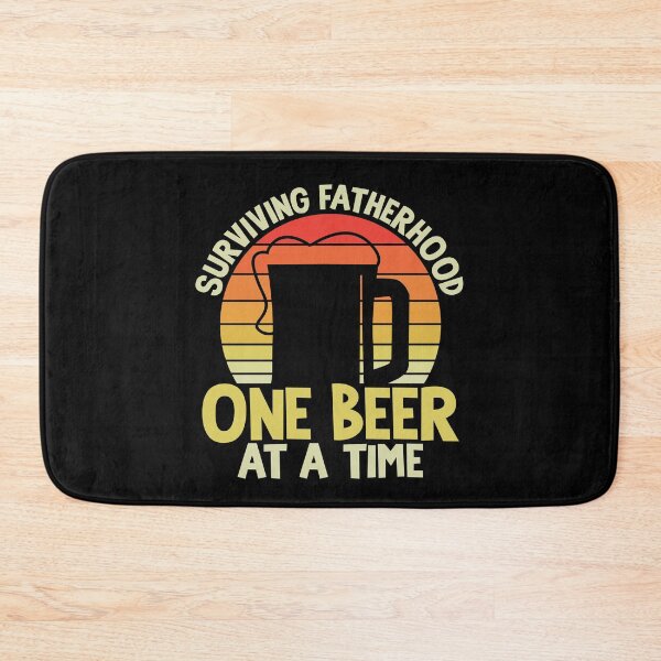 Item preview, Funny beer drinking shirt for fathers. Surviving fatherhood: one beer at a time.  designed and sold by Cloudlia.