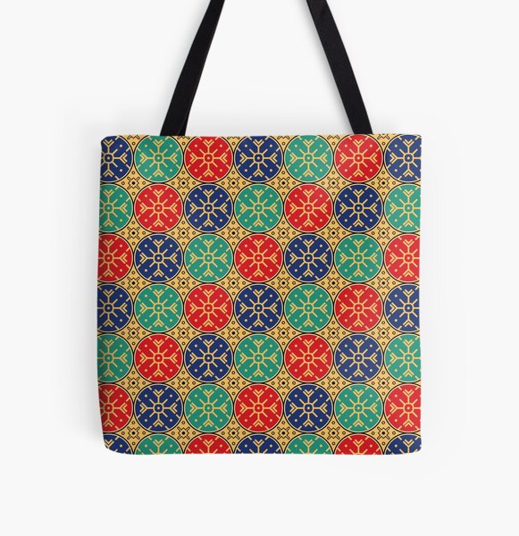 Pekalongan Jlamprang Batik Motif All Over Print Tote Bag