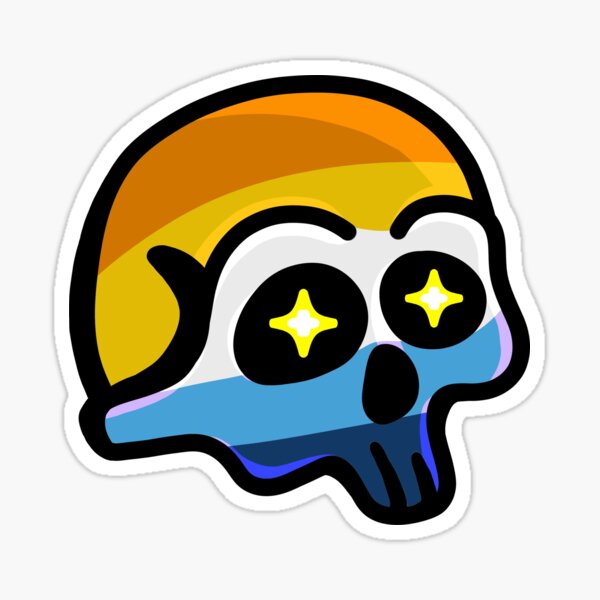 Artikel-Vorschau von Aroace Pride Flag Totenkopf, designt und verkauft von Mackongoo.