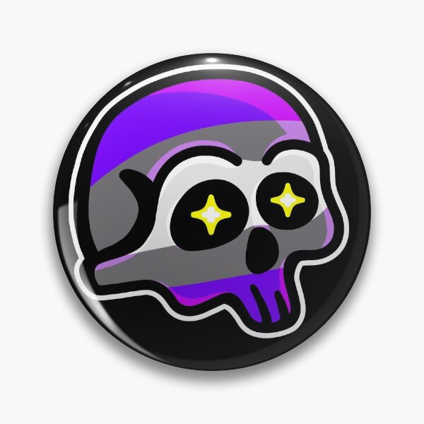 Item preview, Graysexual Pride Flag Skull designed and sold by Mackongoo.