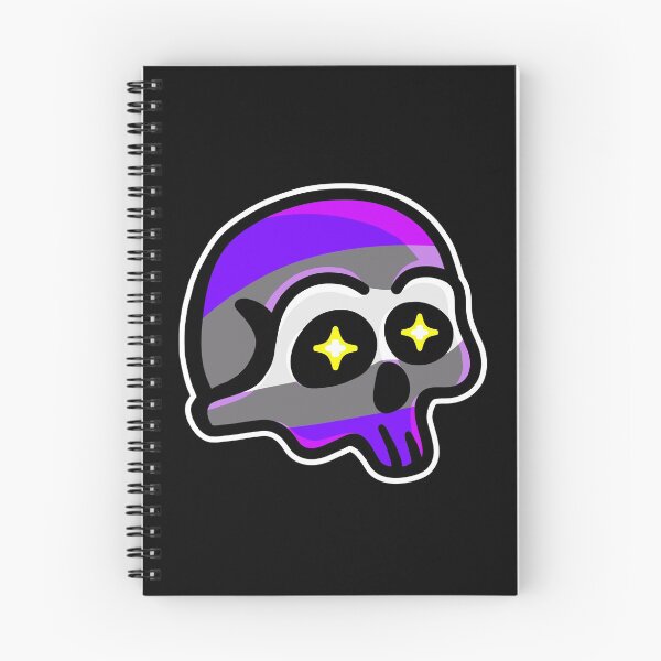 Item preview, Graysexual Pride Flag Skull designed and sold by Mackongoo.