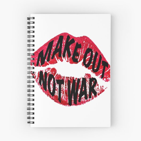 Item preview, Make Out Not War designed and sold by Guillotine Guacamole.