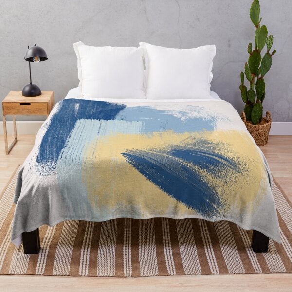 Item preview, 101-5, Light & Dark Blue, Watercolor Brush Strokes, designed and sold by TanyDi.