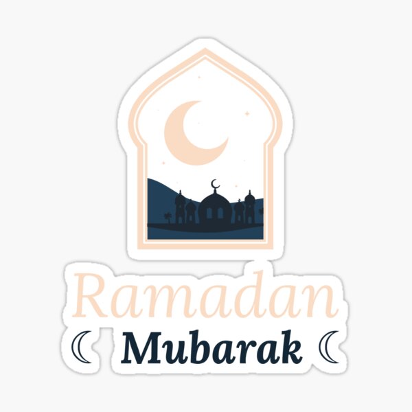 "Ramadan Mubarak" Sticker for Sale by VERSESAPPRELS | Redbubble