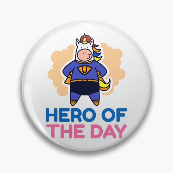 Item preview, Unicorn hero of the day designed and sold by The9arts.