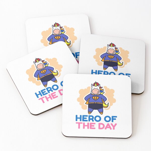 Item preview, Unicorn hero of the day designed and sold by The9arts.