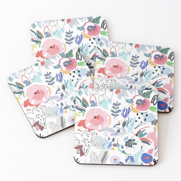 Item preview, watercolor flowers and roses seamless pattern designed and sold by Sya Prints.