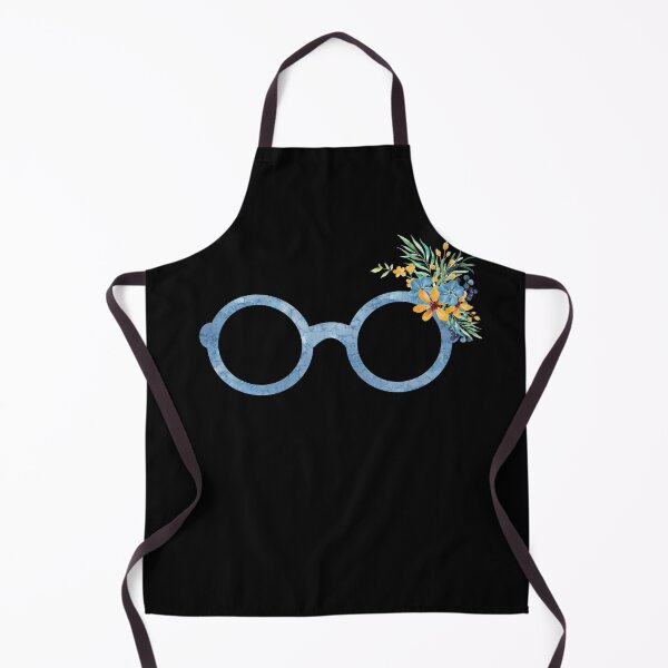 Item preview, Blue Round Glasses With A Floral Bouquet designed and sold by Primroaddesigns.