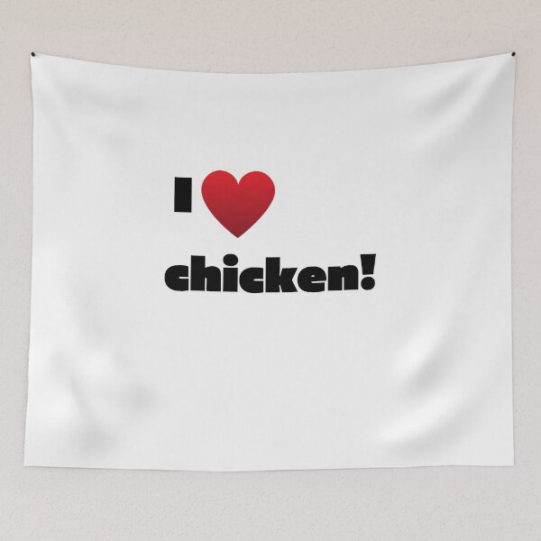 Item preview, I Love Chicken Design featuring a Heart designed and sold by CrispyTeez.