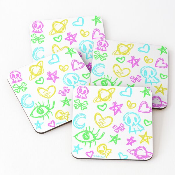 Item preview, Neon Scribbles designed and sold by JanGrackle.