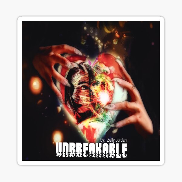 Unbreakable. Heart Held by Clawed Shadow Beast Sticker