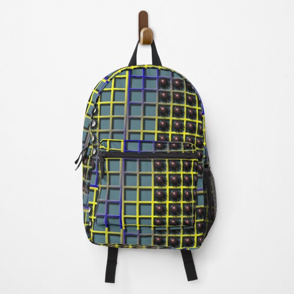 Item preview, Lattice, Corona, (313) (blue, yellow,) Decorative, Digital, Colorful, Abstract, designed and sold by Paszkan.