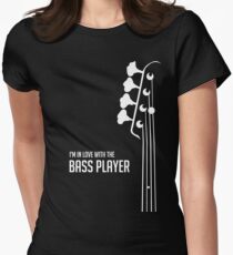 I'm in Love With the Bass Player Tee - Bass Guitarist - Bassist Women's Fitted T-Shirt