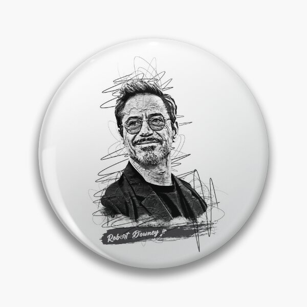 Artikelvorschau, Robert Downey Jr. Abstrakte Skizzenkunst, Robert Downey Jr., Robert Downey Jr. Fankunst entworfen und verkauft von graphic-genie.
